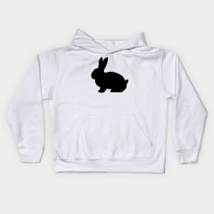 Rabbit Silhouette Kids Hoodie